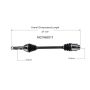 GSP NCV66011 Subaru (Sedan - 4WD) CV Axle Assembly  - Front