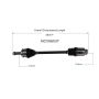 GSP NCV66037 Subaru (1.8, 2.2, 2.5 - AWD) CV Axle Assembly  - Front