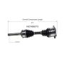 GSP NCV69073 Toyota CV Axle Assembly  - Front