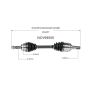 GSP NCV69500 Lexus, Toyota (3.0, 3.3 - FWD) CV Axle Assembly  - Front Left
