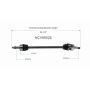 GSP NCV69526 Toyota (Hatchback/Sedan) CV Axle Assembly  - Front Right