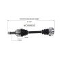 GSP NCV69530 Lexus, Toyota (3.0) CV Axle Assembly  - Front