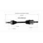GSP NCV69545 Lexus, Toyota (3.0) CV Axle Assembly  - Front Left