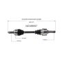 GSP NCV69557 Lexus, Toyota (3.0) CV Axle Assembly  - Front Left