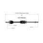 GSP NCV69562 Toyota CV Axle Assembly  - Front Right