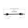 GSP NCV69588 Pontiac, Toyota (1.8 - FWD) CV Axle Assembly  - Front Right