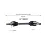 GSP NCV69595 01-07 Toyota Highlander (2.4 - FWD) CV Axle Assembly  - Front Left