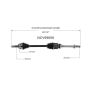GSP NCV69608 04-10 Toyota Sienna (FWD) CV Axle Assembly  - Front Right