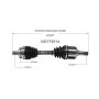 GSP NCV73514 Volvo (2.3, 2.4) CV Axle Assembly  - Front Left