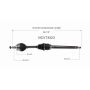 GSP NCV73523 Volvo (FWD) CV Axle Assembly  - Front Right
