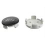 Ford Racing M-1096K-BCC Ford Car Black And Chrome Wheel Center Cap Kit