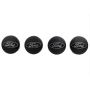 Ford Racing M-1096K-BCC Ford Car Black And Chrome Wheel Center Cap Kit