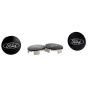 Ford Racing M-1096K-BCT Ford Truck/SUV Black And Chrome Wheel Center Cap Kit