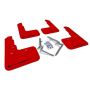 Rally Armor MF47-UR-RD/BLK Red Mud Flap/Black Logo
