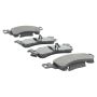 MPA 1000-0052M QB Semi-Metallic Brake Pads