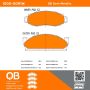 MPA 1000-0091M QB Semi-Metallic Brake Pads