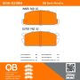 MPA 1000-0235M QB Semi-Metallic Brake Pads