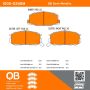 MPA 1000-0245M QB Semi-Metallic Brake Pads