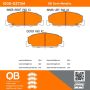 MPA 1000-0273M QB Semi-Metallic Brake Pads
