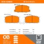 MPA 1000-0282M QB Semi-Metallic Brake Pads