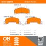 MPA 1000-0289M QB Semi-Metallic Brake Pads