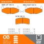 MPA 1000-0377M QB Semi-Metallic Brake Pads
