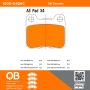 MPA 1000-0426C QB Ceramic Brake Pads