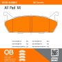 MPA 1000-0458C QB Ceramic Brake Pads