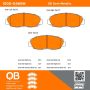 MPA 1000-0465M QB Semi-Metallic Brake Pads