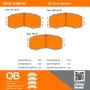 MPA 1000-0484M QB Semi-Metallic Brake Pads