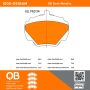 MPA 1000-0518AM QB Semi-Metallic Brake Pads