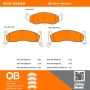 MPA 1000-0524M QB Semi-Metallic Brake Pads