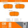 MPA 1000-0532M QB Semi-Metallic Brake Pads