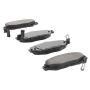 MPA 1000-0572M QB Semi-Metallic Brake Pads