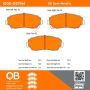 MPA 1000-0574M QB Semi-Metallic Brake Pads