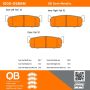 MPA 1000-0588M QB Semi-Metallic Brake Pads