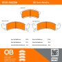MPA 1000-0623M QB Semi-Metallic Brake Pads