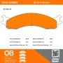 MPA 1000-0655M QB Semi-Metallic Brake Pads