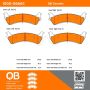 MPA 1000-0666C QB Ceramic Brake Pads
