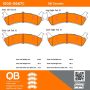 MPA 1000-0667C QB Ceramic Brake Pads