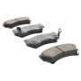 MPA 1000-0668M QB Semi-Metallic Brake Pads