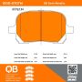 MPA 1000-0707M QB Semi-Metallic Brake Pads