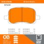 MPA 1000-0741M QB Semi-Metallic Brake Pads