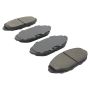 MPA 1000-0748M QB Semi-Metallic Brake Pads