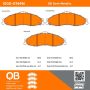 MPA 1000-0749M QB Semi-Metallic Brake Pads