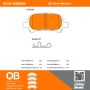 MPA 1000-0828M QB Semi-Metallic Brake Pads