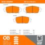 MPA 1000-0829M QB Semi-Metallic Brake Pads