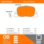 MPA 1000-0835M QB Semi-Metallic Brake Pads