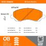 MPA 1000-0866M QB Semi-Metallic Brake Pads