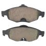 MPA 1000-0869M QB Semi-Metallic Brake Pads